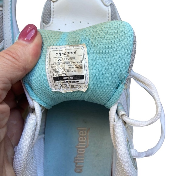 Vionic Orthaheel Walker Women’s Size 8 White Leather Athletic Walking Gym - Picture 10 of 10